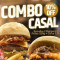 Combo Casal Escolha 2 Burgers 250G De Fritas Coca 1,5L