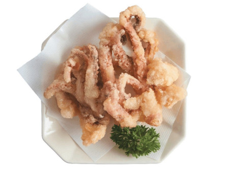 Zhà Yóu Yú Xū Bàn Fèn Deep-Fried Squid Tentacles S