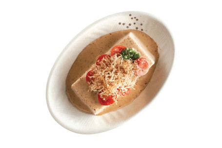 Hú Má Fān Jiā Lěng Dòu Fǔ Quán Fèn Tomato Cold Tofu With Sesame Dressing L