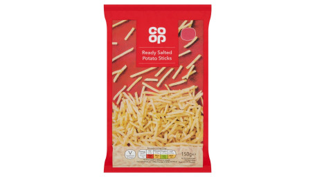 Co-Op Ready Salted Potato Sticks 150G