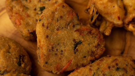 Kale Quinoa Roll/Heart Fritters (3 Pcs) Vegan