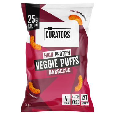 The Curators High Protein Bbq Flavour Veggie Puffs (Gf)(Vg)