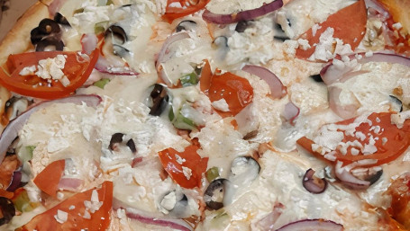 Medium 6 Slice Greek Pizza 12