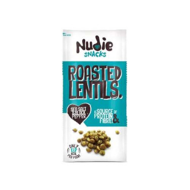 Nudie Roasted Lentils Sea Salt Black Pepper Jiāo Yán Wèi Kǎo Biǎn Dòu