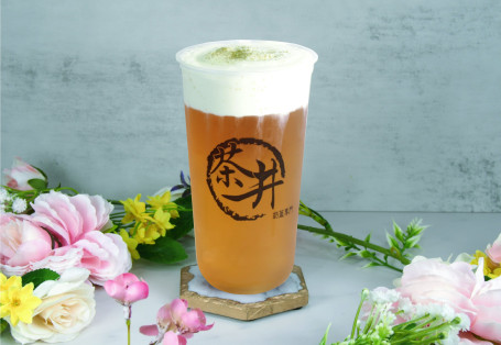 Zhī Shì Nǎi Gài Sì Jì Chūn Cheese Milk Foam Four Seasons Oolong Tea