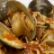 Whole Clams Over Linguine