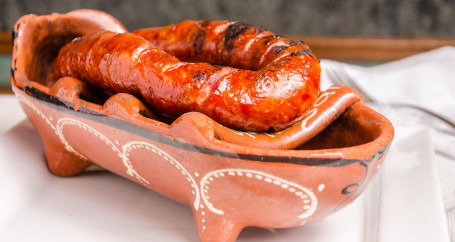 Chourico Flaming Portuguese Sausage