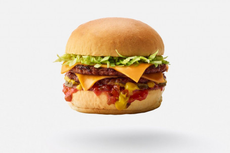 Double Smashburger. (Vegan Burger)