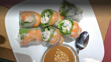 2. Goi Cuon (Fresh Spring Rolls) (2 Pcs)