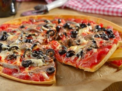 Pizza à l'anchois