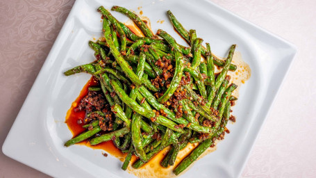 2. Chili Green Bean With Minced Pork Gān Biān Sì Jì Dòu