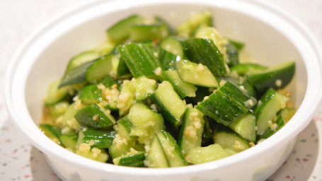 13. Cucumber In Garlic Sauce Shǒu Pāi Xiǎo Huáng Guā