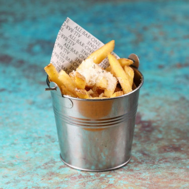 Seasoned Fries With Parmesan, Truffle Infused Oil And Rosemary