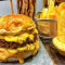 1 American Burger Fritas 100G Shake De Paçoca