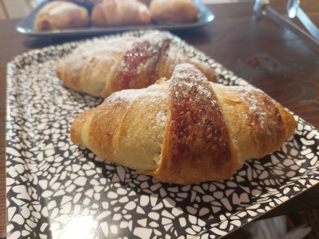 Vegan Blueberry Jam Croissant