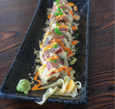 Crunchy Tuna Uramaki Roll Zhì Shāo Tūn Ná Yú Juǎn