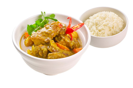 Curry Beef Finger Rib With Rice
