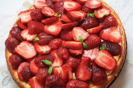 Gâteau Au Fromage Aux Fraises