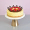Mango Raspberry Crown Cheesecake