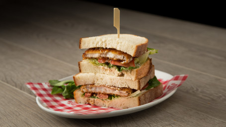 Fish Finger Sandwich On Bloomer