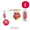 Only £15.40: Stella Artois Belgium Premium Lager Beer Cans 10 X 440Ml