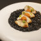 Monkfish, Nero Risotto, Romesco, Citric Fruits