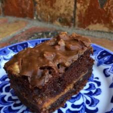 Gâteau Aux Tortues Au Chocolat Et Au Caramel