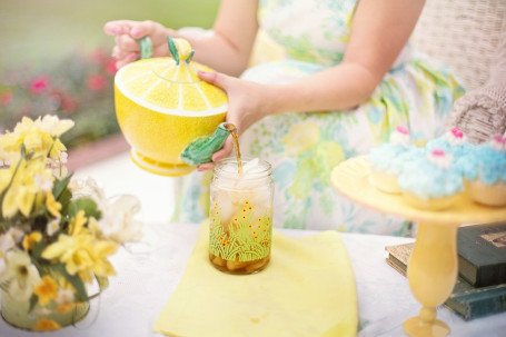 Thé Vert Glacé À La Papaye Passion D'une Demi-Gallon