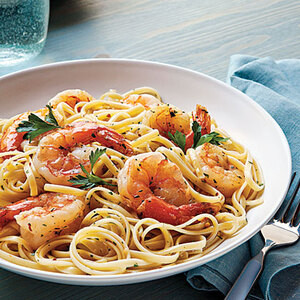 Scampis De Crevettes Linguine