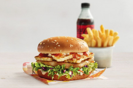 Repas Halloumi Et Chicken Burger (5310 Kj).