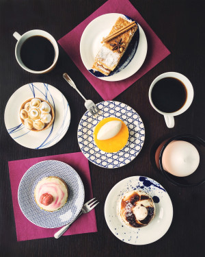 Ensemble De Boissons Pour Le Petit-Déjeuner