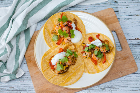 Tacos Aux Crevettes De Baja