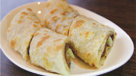 Pan Fried Marinated Beef Wraps (4Pcs) Dà Bǐng Jiā Niú Ròu