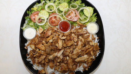 15. Chicken Or Lamb Doner Platter