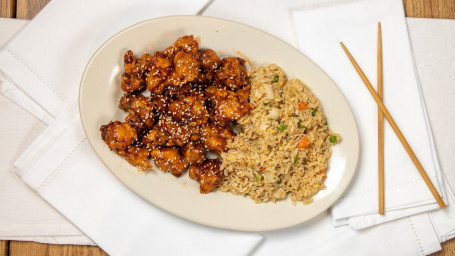 Honey Sesame Chicken Plate