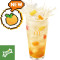 Yuzu Yogurt Flavored Soda With Fruit Cocktail Yòu Zi Rǔ Suān Wèi Tè Yǐn