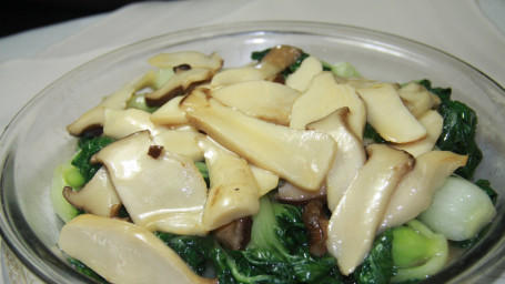 Bái Cài Miáo Huáng Zi Gū Bok Choy W King Mushroom