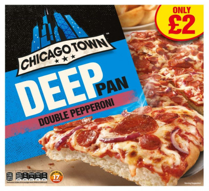 Chicago Town Deep Pan Double Peppero I Pizza 415G