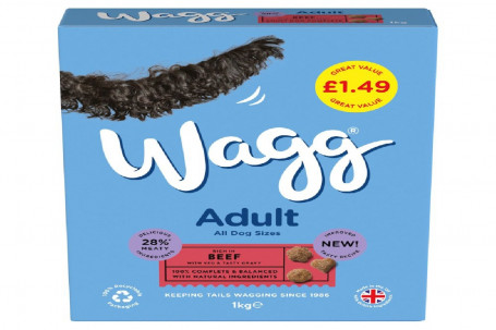 Wagg Adult Beef And Veg 1Kg