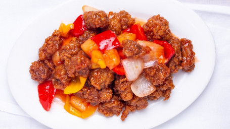 48. Sweet Sour Pork with Pineapple