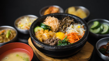 Kimchi Beef Stoneware Bibimbab