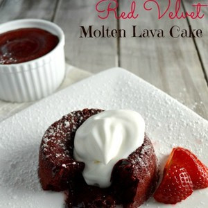 Gâteau Lave Red Velvet