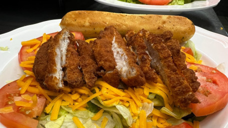 Fried Chicken Strips Salad