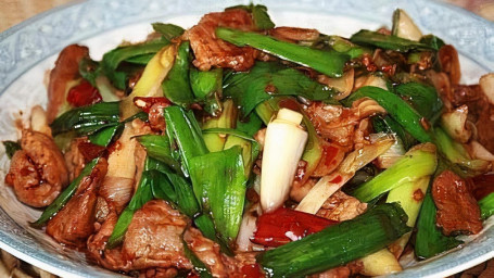 7. Stir Fried Sliced Pork With Bean Paste Yán Jiān Ròu