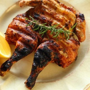 Poulet Grillé Sur Barbie