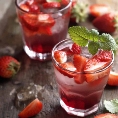 Thé Glacé À La Fraise