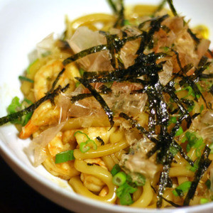 Crevettes Yaki Udon