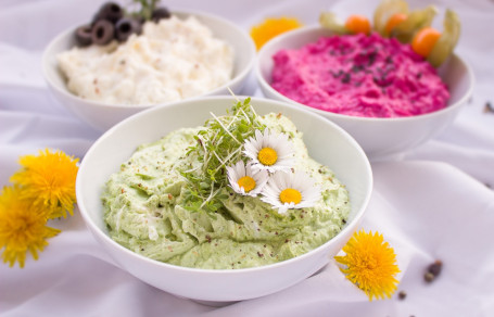 Bagel Avec Tartinade Au Fromage À La Crème