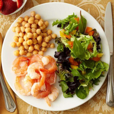 Salade De Crevettes En Bouchée