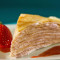 Crêpes À La Crème Et Aux Fraises